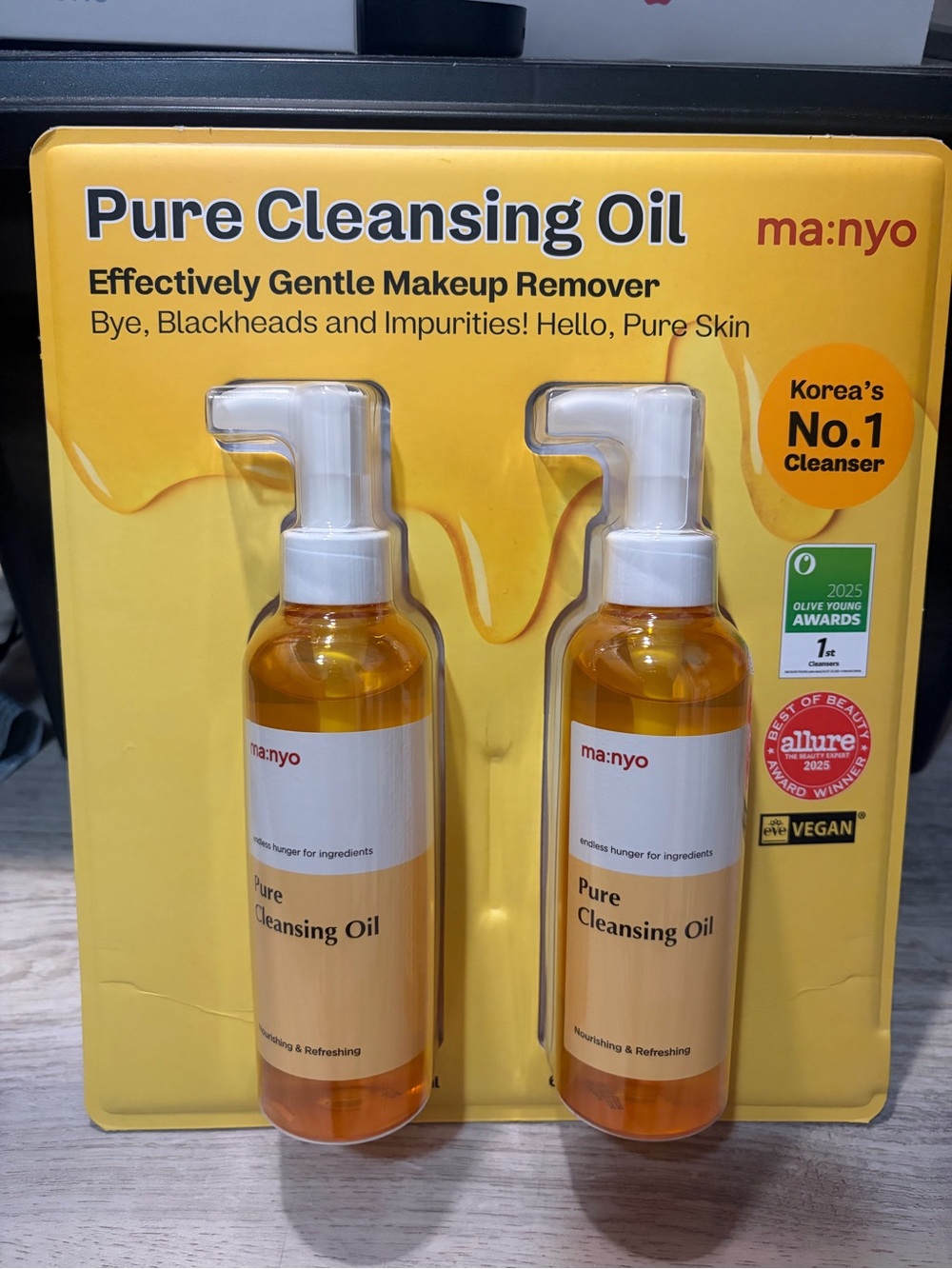 Pure Cleansing Oil - Yellow Nourishing Makeup Remover (200 ml, Pack of 2)
